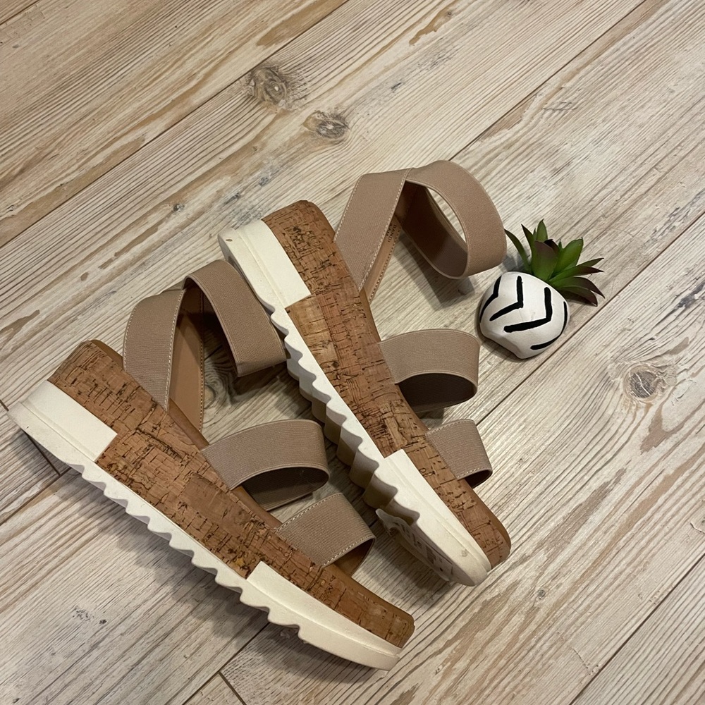 Steve Madden Bandi Blush Wedge Sandal